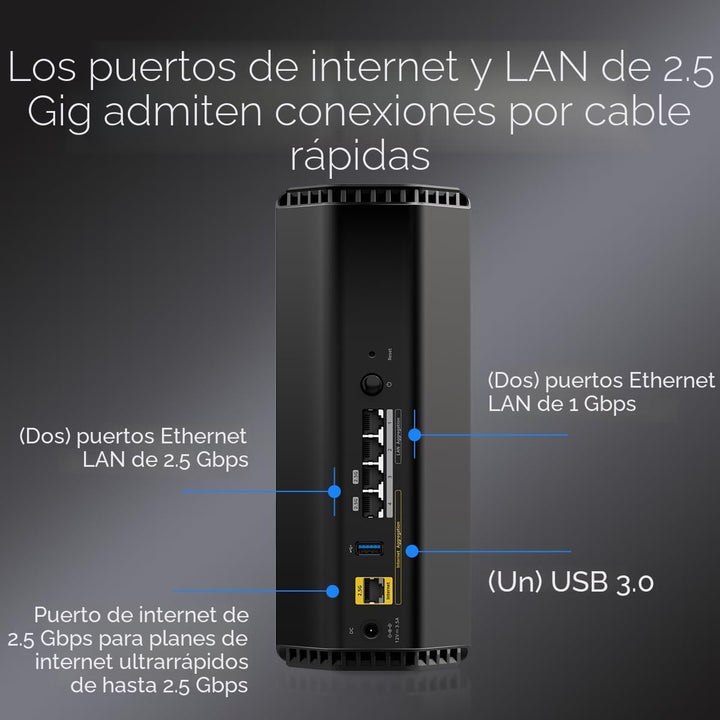 NETGEAR Nighthawk WiFi 7 Router (BE9300) - Solo enrutador, velocida...
