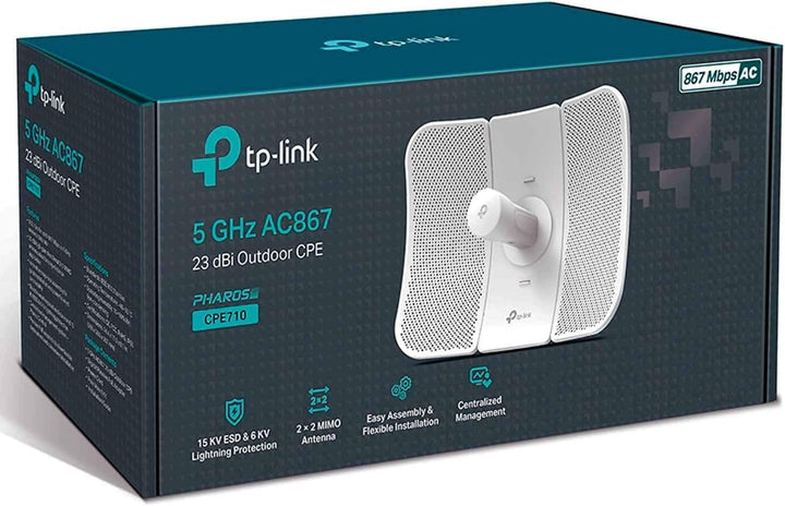 TP-Link CPE710 CPE exterior Gigabit de largo alcance de 5