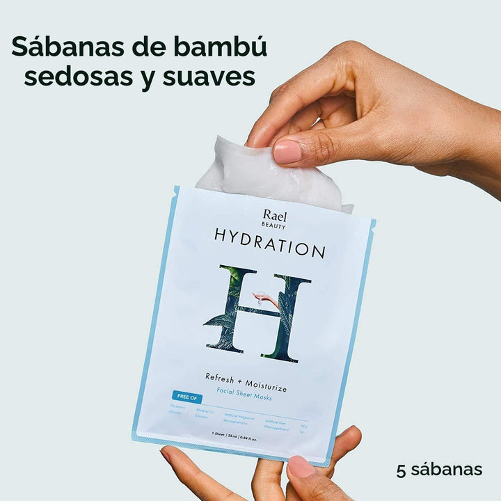 Rael Mascarilla facial para el cuidado de la piel, mascarillas hidr...