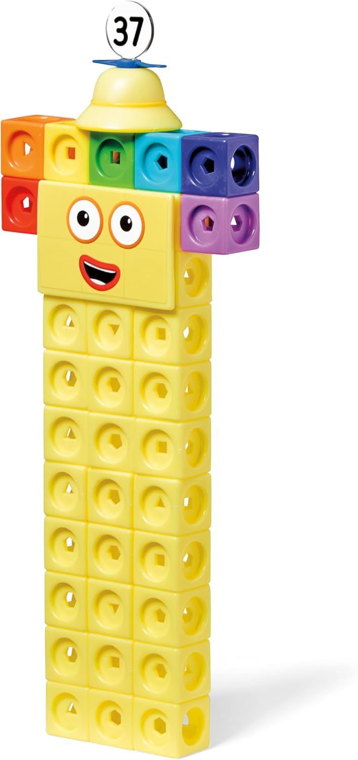 hand2mind Numberblocks 31-40 MathLink Cubos - Juego de actividades,...