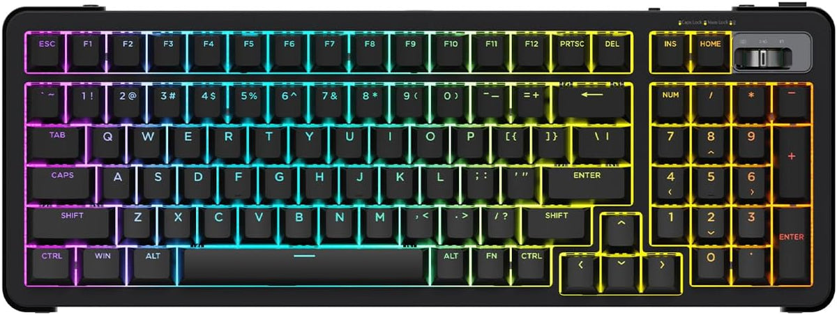 ROYALAXE - Teclado mecánico inalámbrico D98