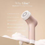 Gloa - Cepillo de limpieza facial y corporal de Project E Beauty | 3 cepillos de limpieza | Limpiador de poros | Cepillos para limpieza | Exfoliante para cara y cuerpo | Limpiador de cepillos para cuerpo | Kit de cuidado de la piel impermeable
