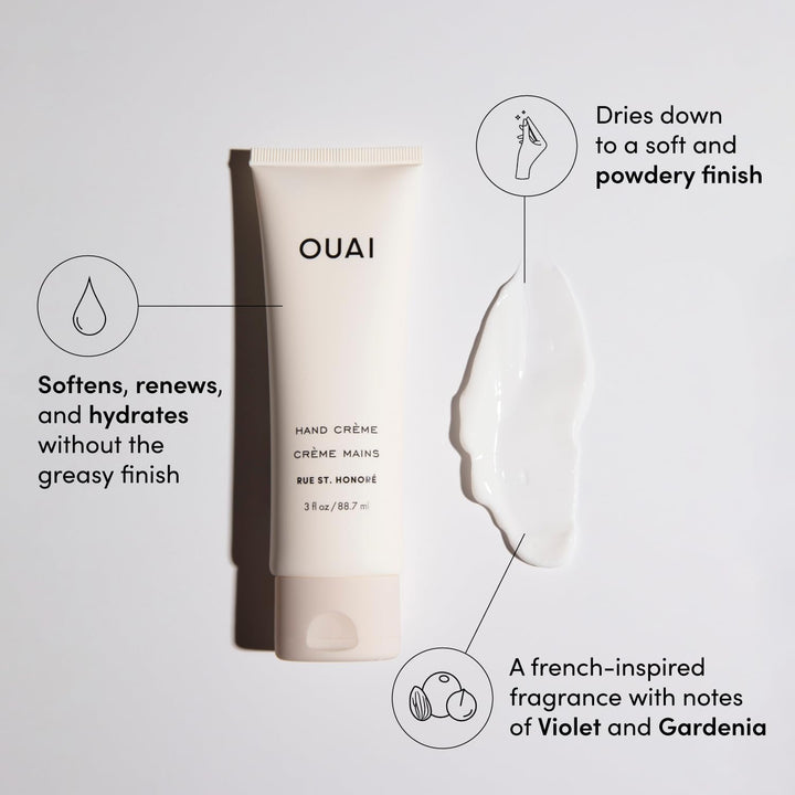 OUAI Crema de manos \u2013 Bálsamo grueso y cremoso con aceite de c...