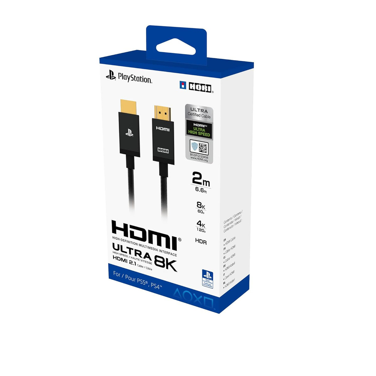 Hori Cable HDMI de ultra alta velocidad para PlayStation 5