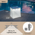 LuminAID Nova Colors - Linterna solar inflable LED para acampar