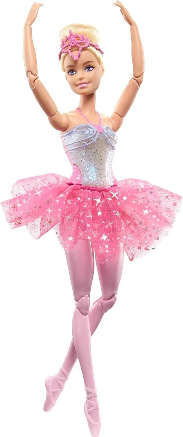 Muñeca Barbie Dreamtopia Twinkle Lights Ballerina con cabello rubio...