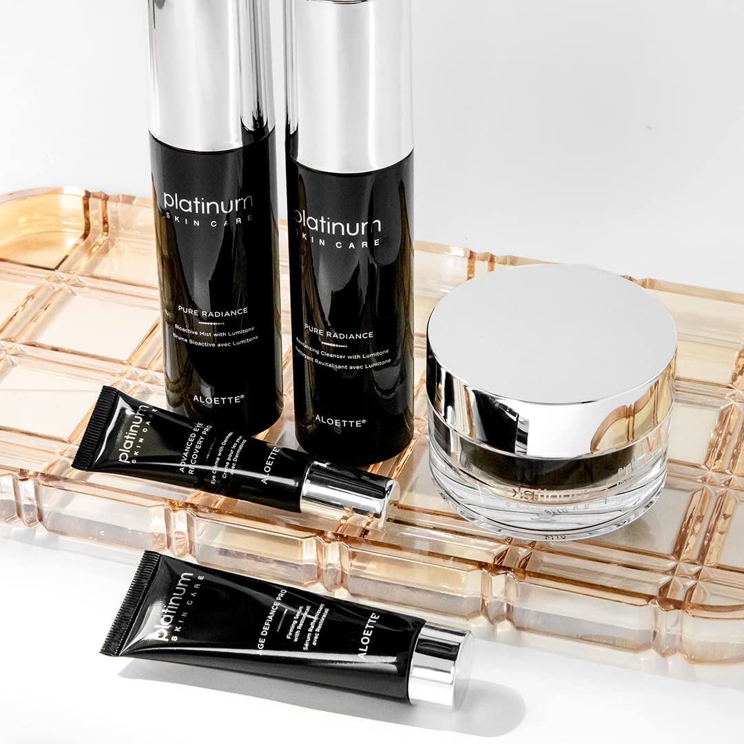 Aloette Spray de tóner facial, niebla pura resplandeciente, tóner d...