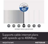 Netgear Nighthawk - Combo de módem de cable y enrutador