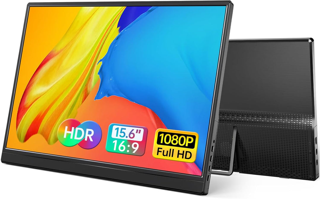 Yxk Monitor portátil de 15.6 pulgadas 1080P USB-C HDMI ultradelgado...
