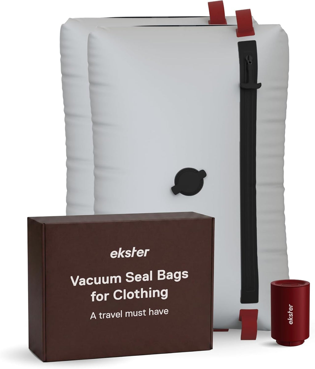 Ekster TravelPack - Kit de vacío Plus - Bolsas de almacenamiento al vacío