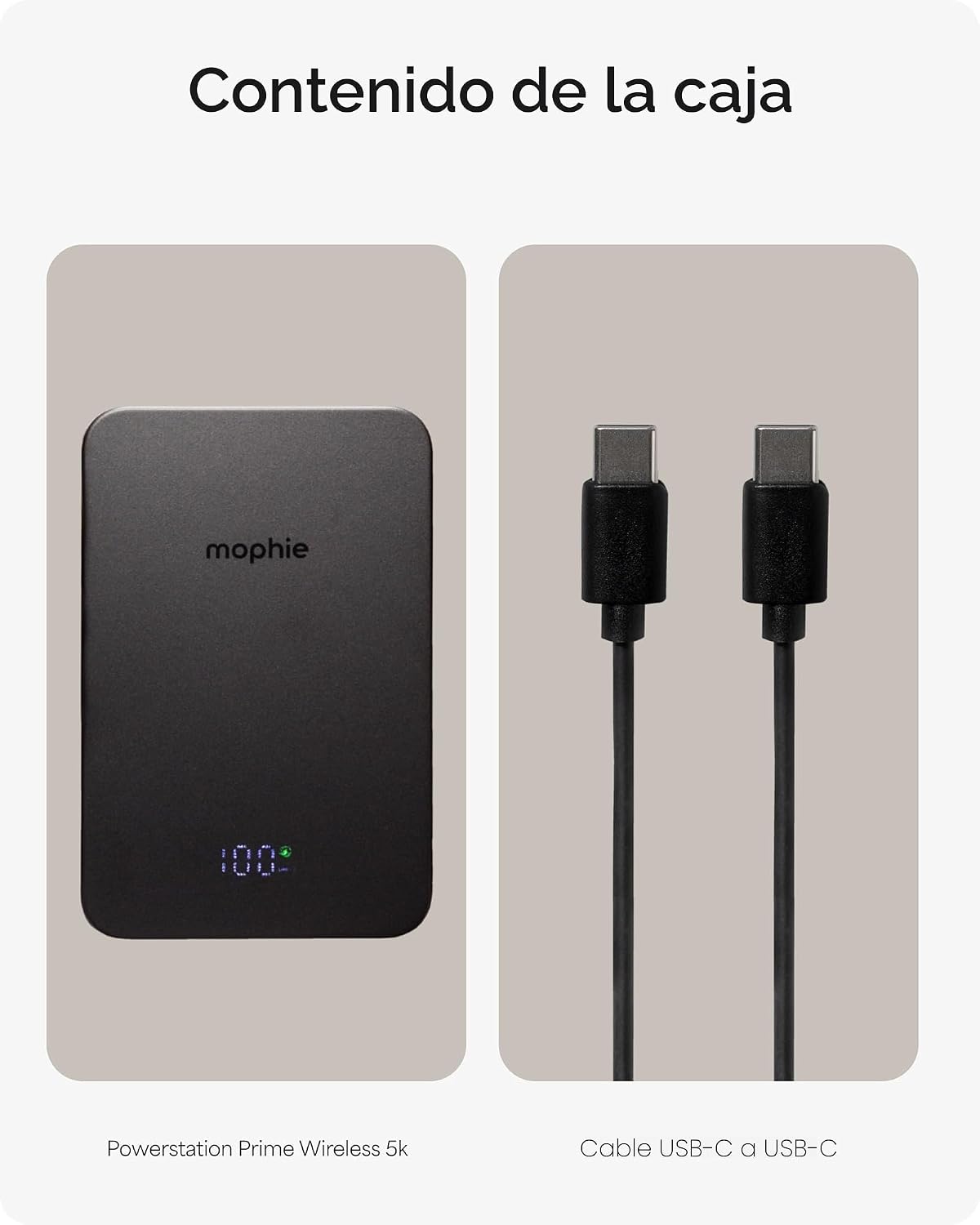 Mophie Powerstation Prime - Banco de energía inalámbrico de 5 K, ca...