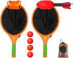 Juego de pelota 2 en 1 para lanzar y atrapar con lanzador de