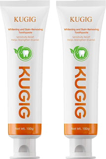 KUGIG Pasta de dientes para dientes sensibles, cuidado suave del es...