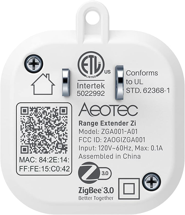 Aeotec Range Extender Zi - Zigbee Network Extender -