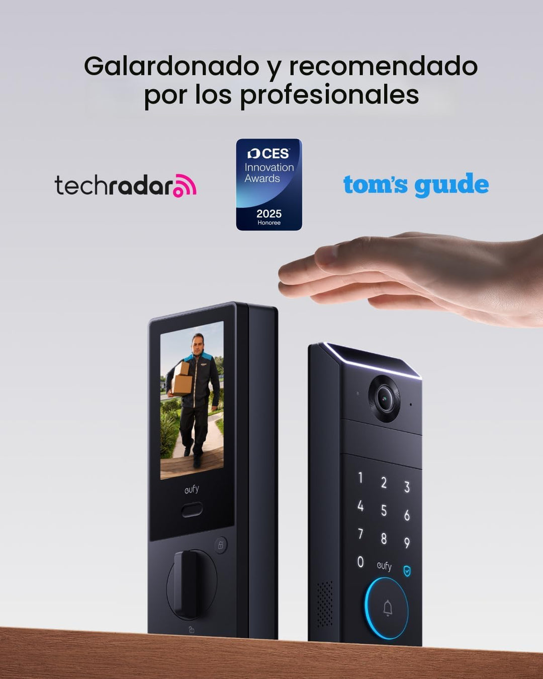 eufy FamiLock S3 Max Cerradura Inteligente con Reconocimiento de Ve...