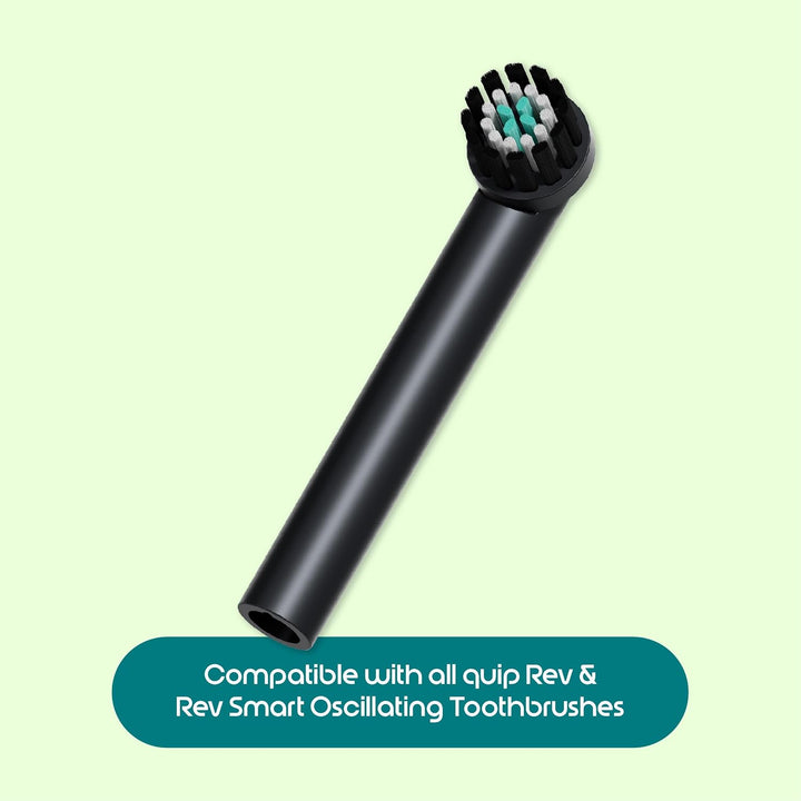 quip Rev - Cabezales de cepillo de dientes eléctricos oscilantes, p...