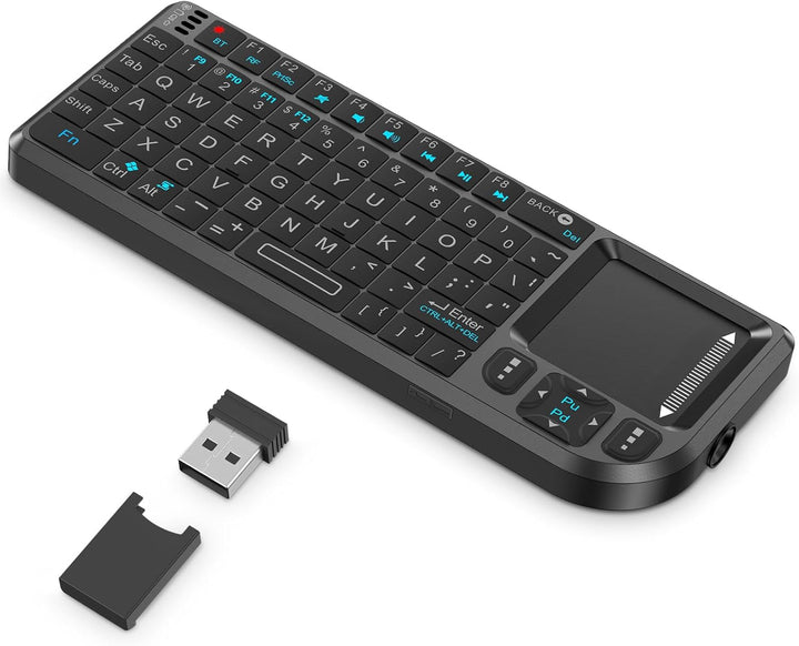 Mini teclado con panel táctil mini teclado Bluetooth