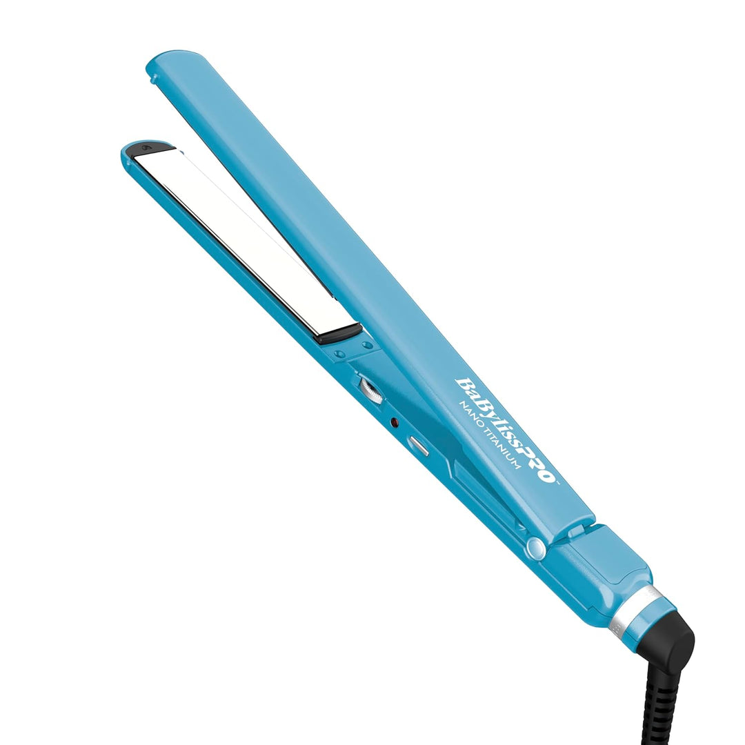 BabylissPRO Nano Titanium Ultra-Thin Hair Straightener, Professiona...
