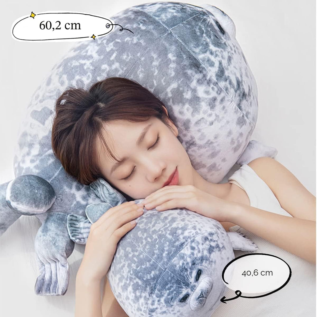Almohada de peluche grande de 23.7 pulgadas: juguete de peluche sua...