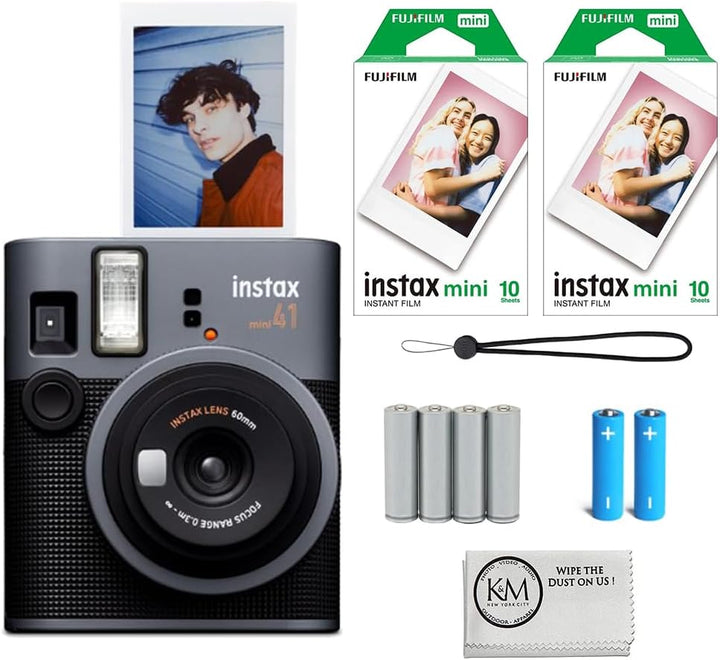 Paquete de cámara instantánea Fujifilm Instax Mini 41 con película...