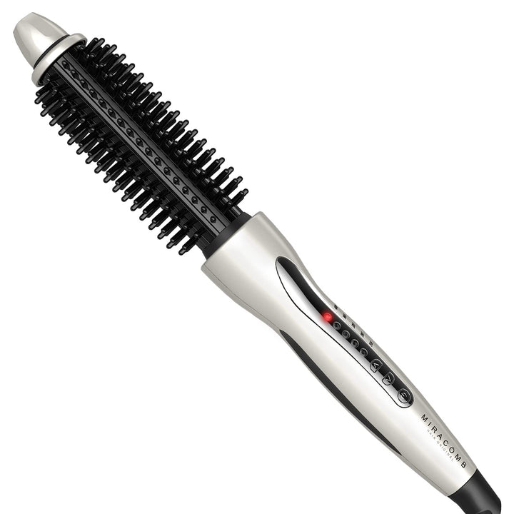 MIRACOMB Cepillo alisador de pelo de cerámica turmalina Cool Touch...