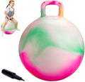 Bola de tolva para niños de 3 a 8 años, bola hinchable de 18 pulgadas con mango | Nubes