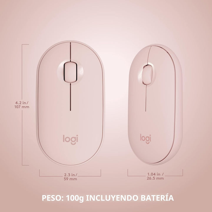 Logitech MK470 - Combo de teclado y mouse inalámbricos delgados, di...