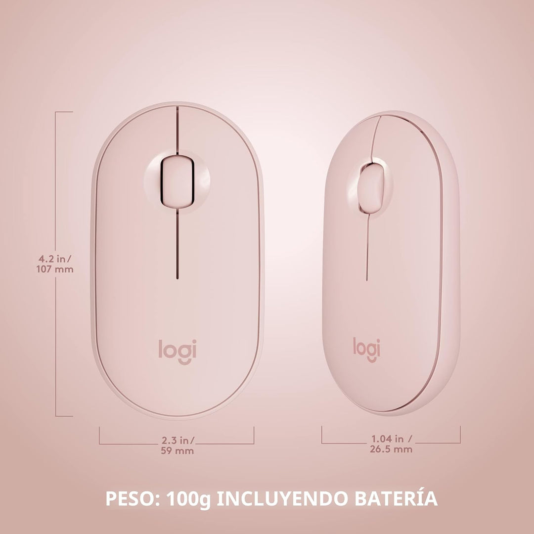 Logitech MK470 - Combo de teclado y mouse inalámbricos delgados, di...