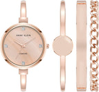 Anne Klein Reloj de pulsera para mujer y juego de pulseras