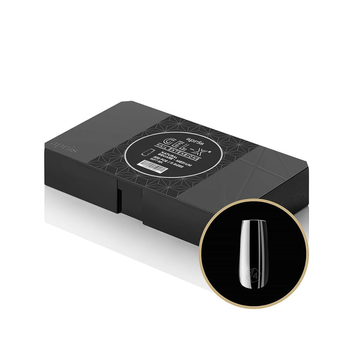 Aprés Gel-X® Caja de Puntas Naturales Cuadradas Medianas | 500 Punt...