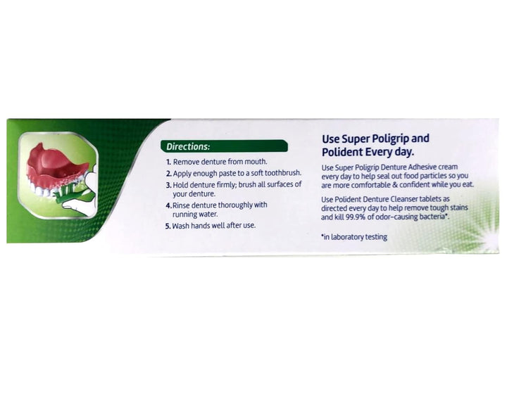 Polident GlaxoSmithKline - Crema dental, 3.9 onzas (paquete de 6)