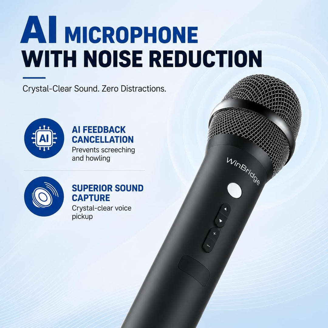 Amplificador inalámbrico de voz del micrófono de Bluetooth con 3 ef...