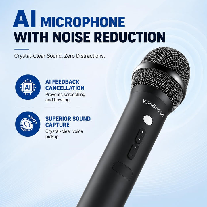 Amplificador inalámbrico de voz del micrófono de Bluetooth con 3 ef...