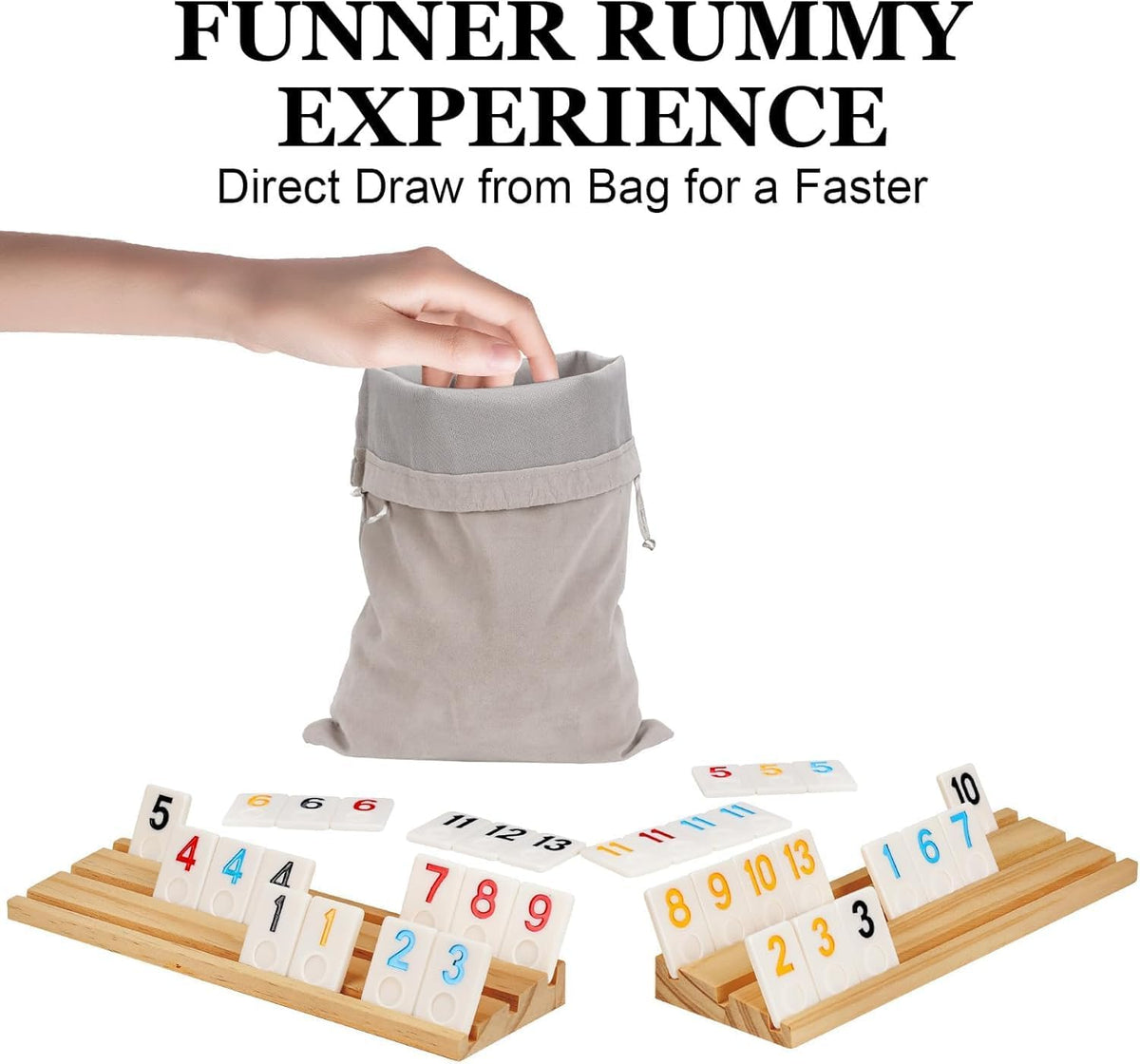 Juego original de cubo Rummy de 2 a 6 jugadores, regalos para juegos de