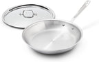 All-Clad Sartén D3® de acero inoxidable de 12 pulgadas con tapa
