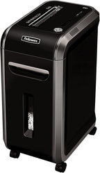 Sistema de papelera extraíble de 9 galones con capacidad para 18 hojas, trituradora IntelliShred 99Ci a prueba de atasco, color negro