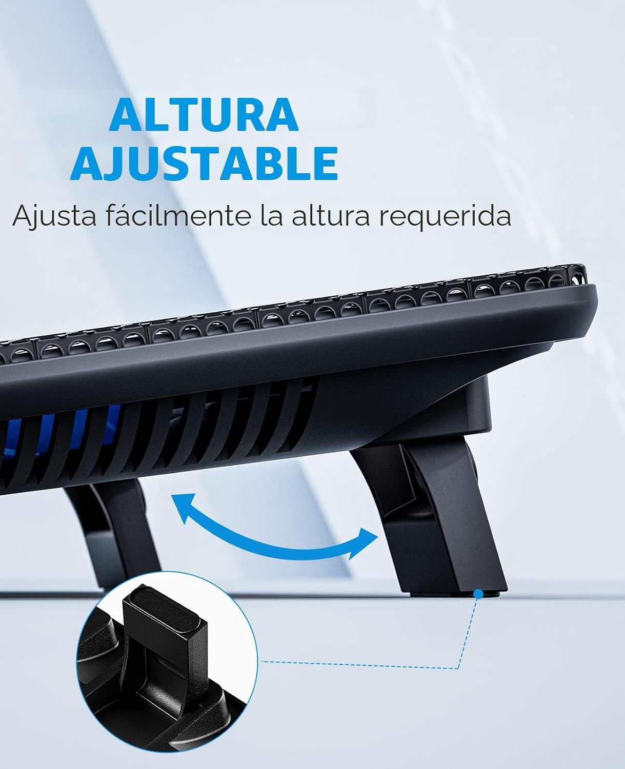 Soporte enfriador Laptop 15.6 in - 17 in HAVIT hv-f2056, delgado, p...