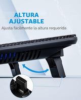 Soporte enfriador Laptop 15.6 in - 17 in HAVIT hv-f2056, delgado, p...