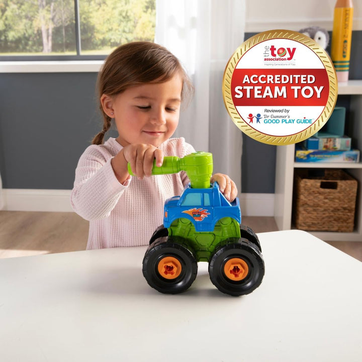 Build-A-Buddy Camión Monstruo Juguete - Juguetes de Construcción 2-...