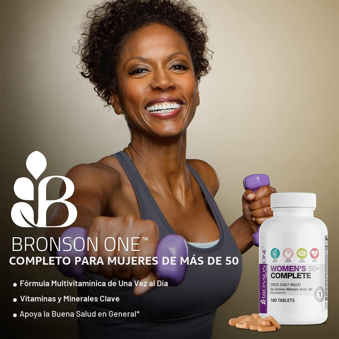 Bronson ONE Daily Multivitamínico Multimineral Completo 50+ para mu...