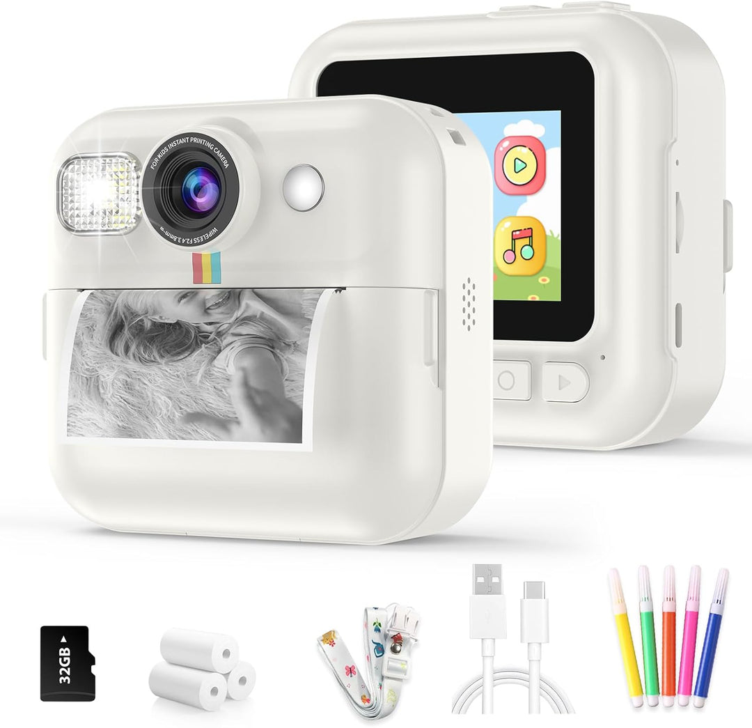 Cámara digital para niños con impresión instantánea, regalo de cump...
