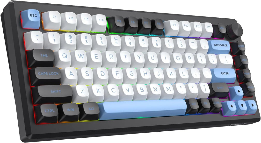 Redragon Teclado mecánico inalámbrico K739, QMK\/VIA programable, a...