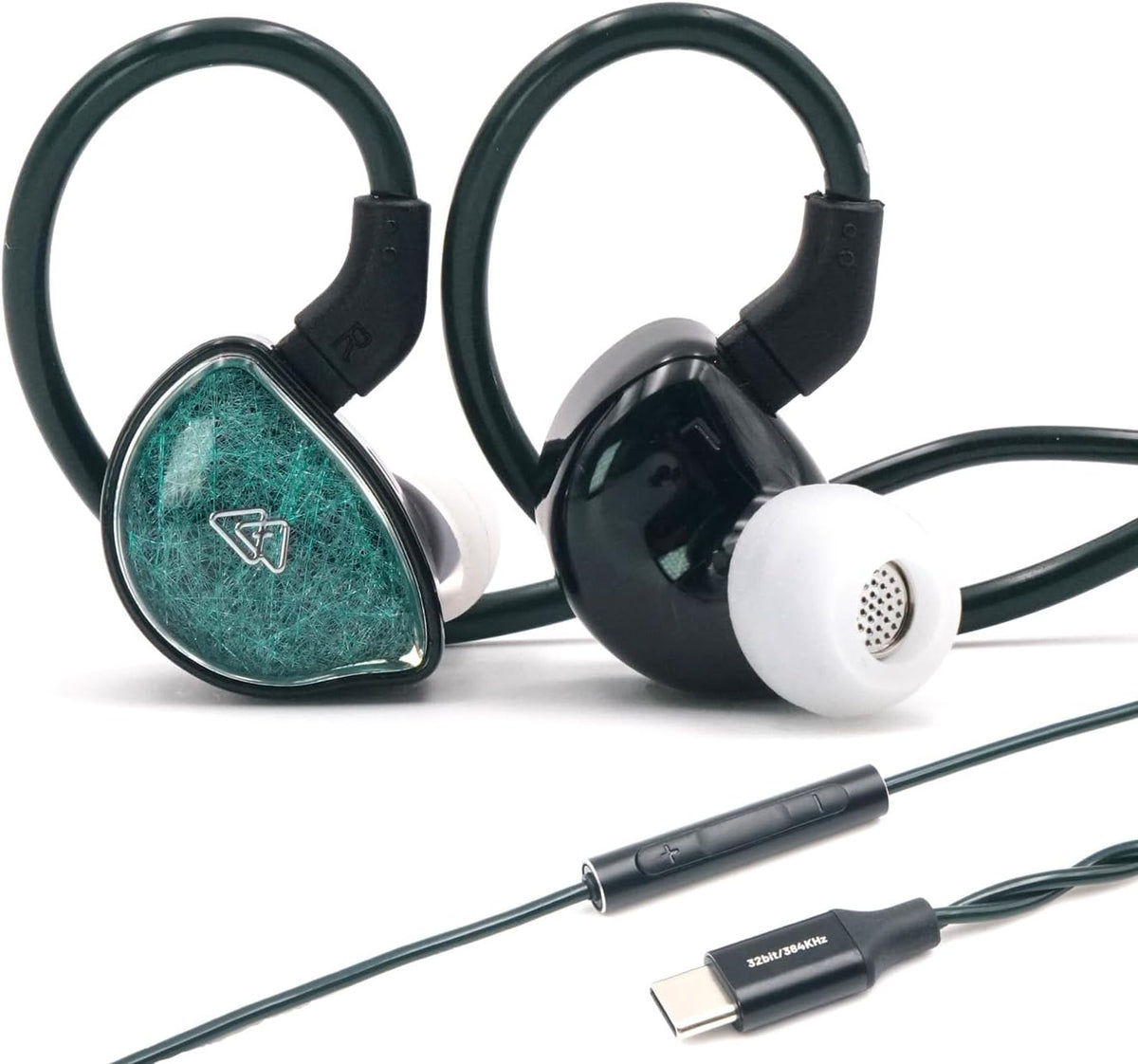 BQEYZ NI HiFi Auriculares para juegos, monitor intrauditivo con cable