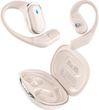 TRAUSI Auriculares inalámbricos de oído abierto, micrófono con cancelación de ruido, auriculares deportivos con IPX7 impermeable y gancho para la oreja Beiyonga