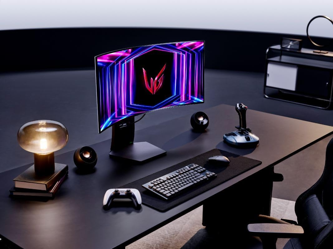 LG 34GS95QE Monitor de juegos Ultragear OLED curvo de 34 pulgadas W...
