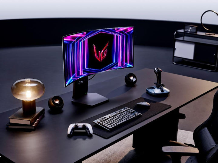 LG 34GS95QE Monitor de juegos Ultragear OLED curvo de 34 pulgadas W...