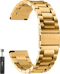 Correa de reloj de lujo en acero inoxidable con liberación rápida para Apple Watch — 0.551 in 0.630 in 0.709 in 0.787 in 0.866 in 0.945 in — para hombres y mujeres