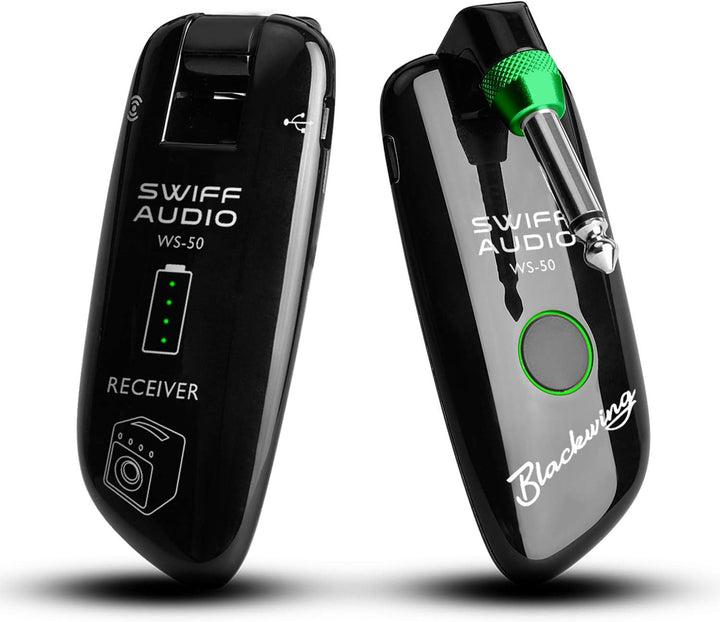 Sistema de Guitarra Inalámbrica SWIFF Recargable Transmisor Recepto...