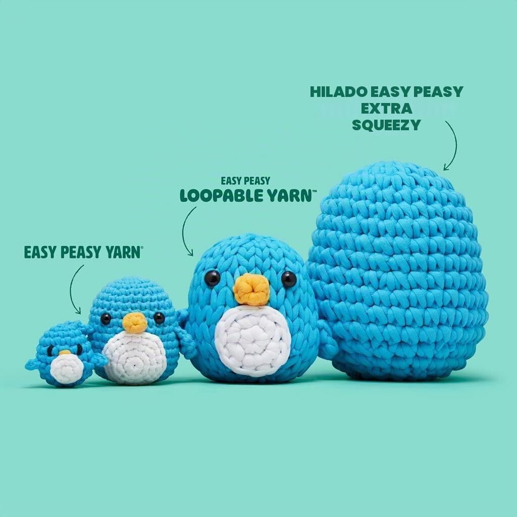 El kit de ganchillo Woobles Loopables para principiantes + (Fred the Dino)