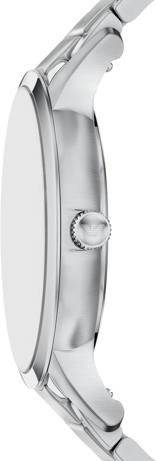 Reloj para hombre Emporio Armani Archetipo de tres agujas con fecha en acero inoxidable (Modelo: AR11825)